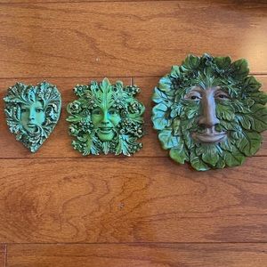 Greenman, Mistress, Primavera  art wall plaque
